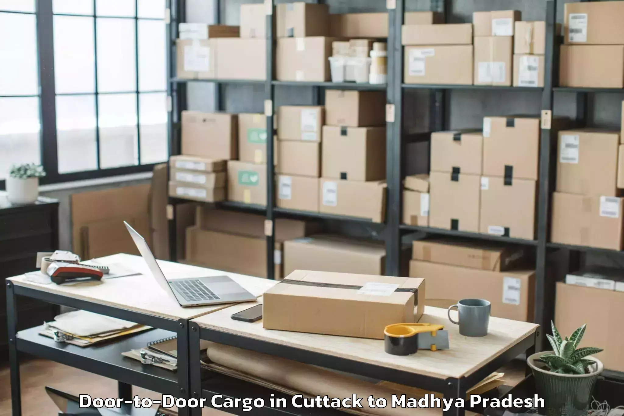 Book Cuttack to Mhow Door To Door Cargo